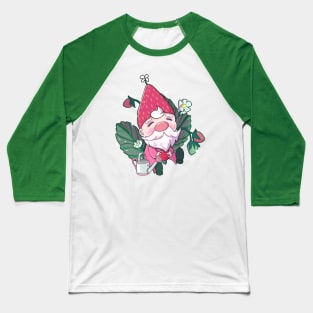 Strawberry Gnome Baseball T-Shirt